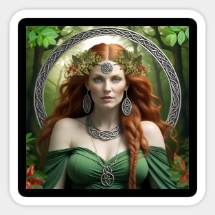 Celtic Goddess Danu Sticker